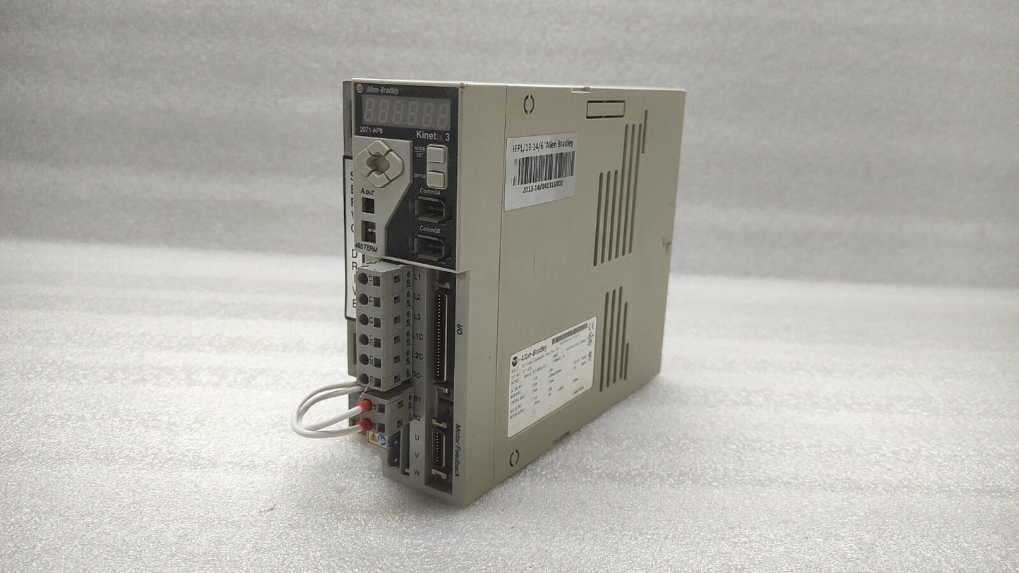 ALLEN BRADLEY CAT 2071-AP8 KINETIX SERVO DRIVE 5.0A