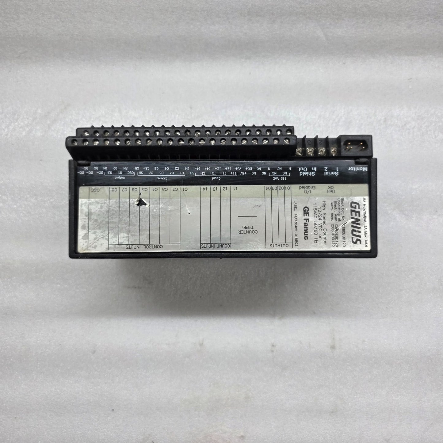 GE FANUC IC660EBD120K ELECTRIC MODULE HIGH SPEED COUNTER 12/24VDC 115VAC