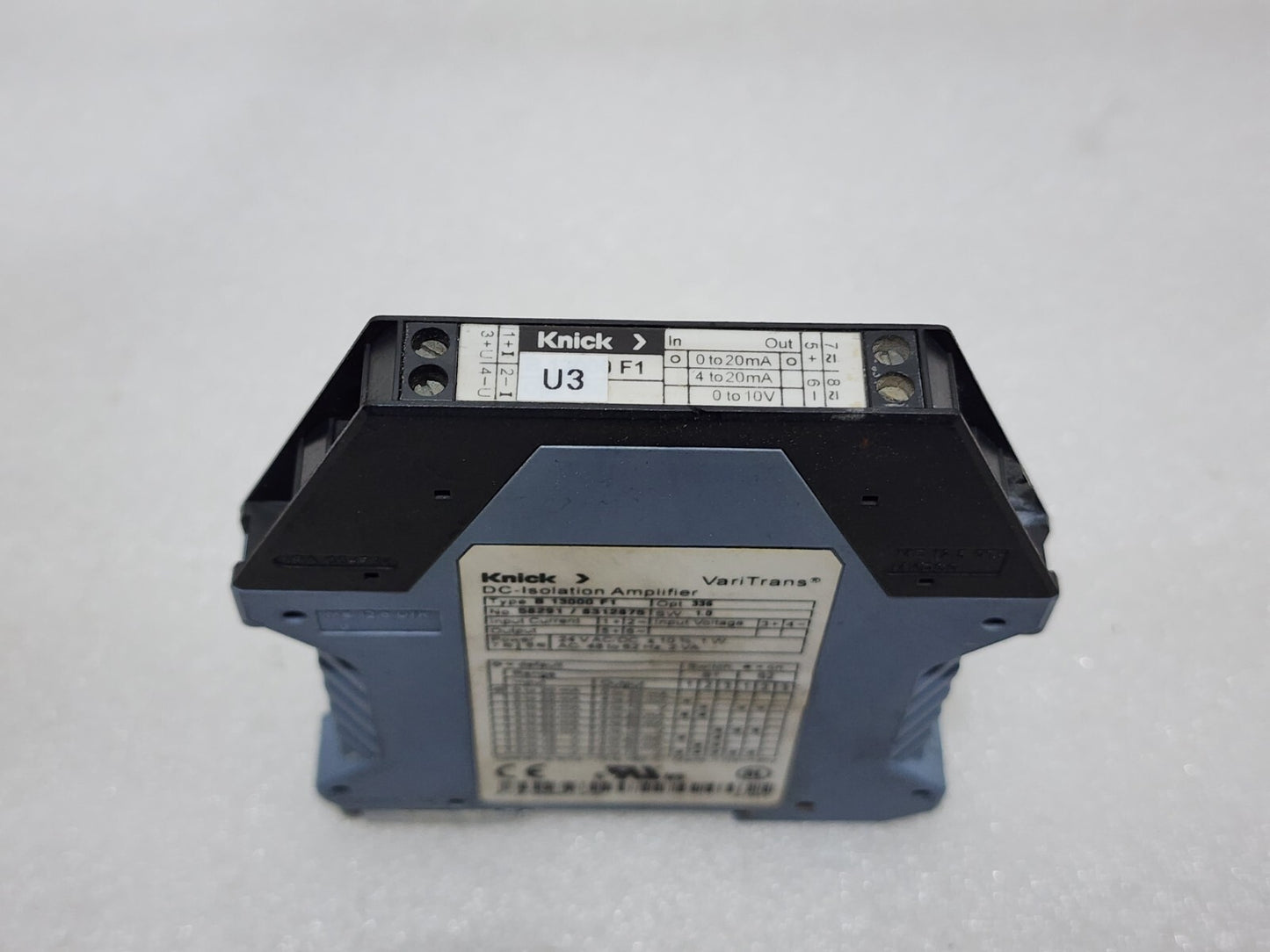 KNICK B13000F1 DC-ISOLATION AMPLIFIER