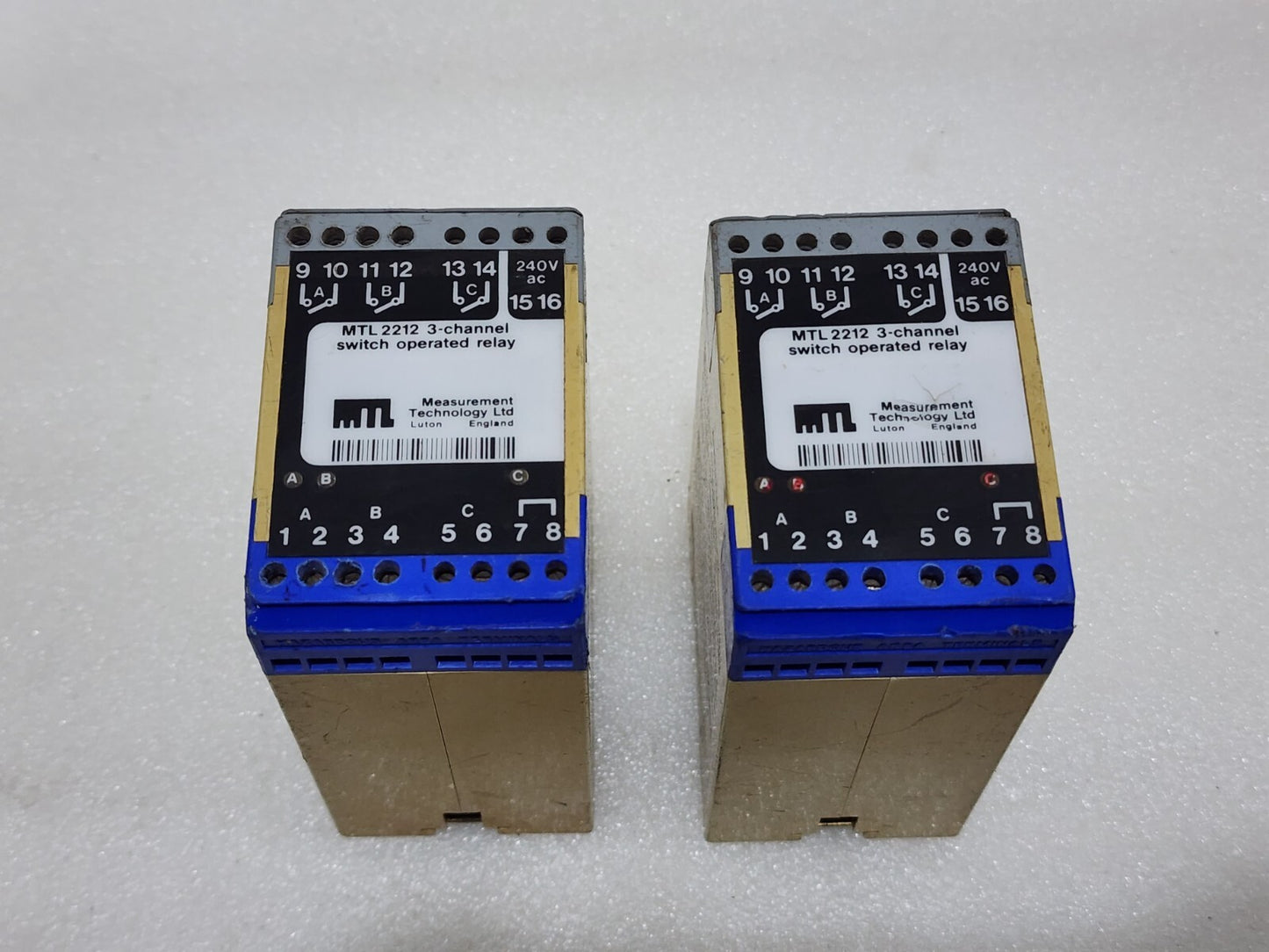 MEASUREMENT TECHNOLOGY MTL2212 3-CH SWITCH OPERATED RELAY 240V