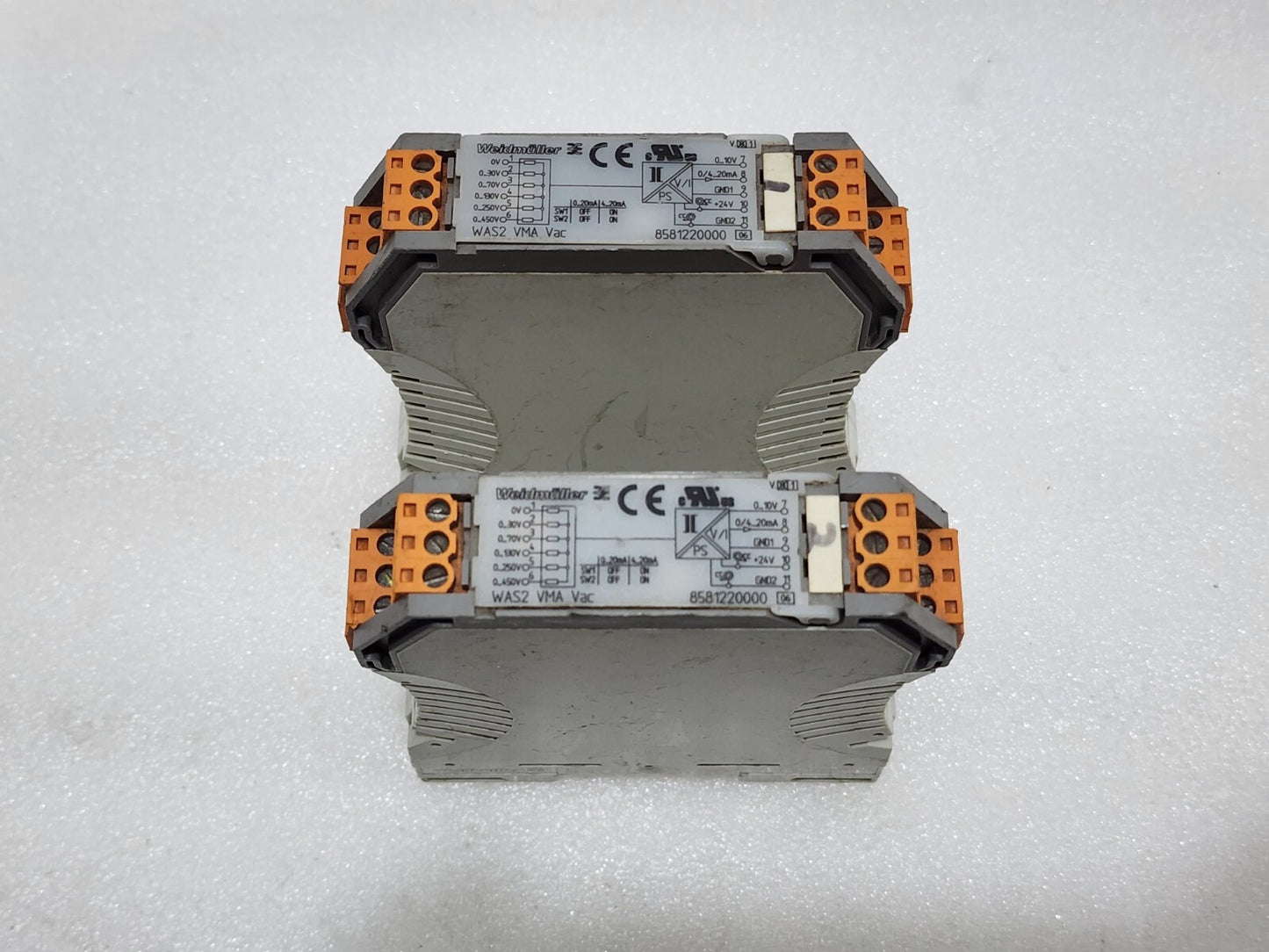 WEIDMULLER WAS2 VMA VAC VOLTAGE MONITORING MODULE 8581220000-06
