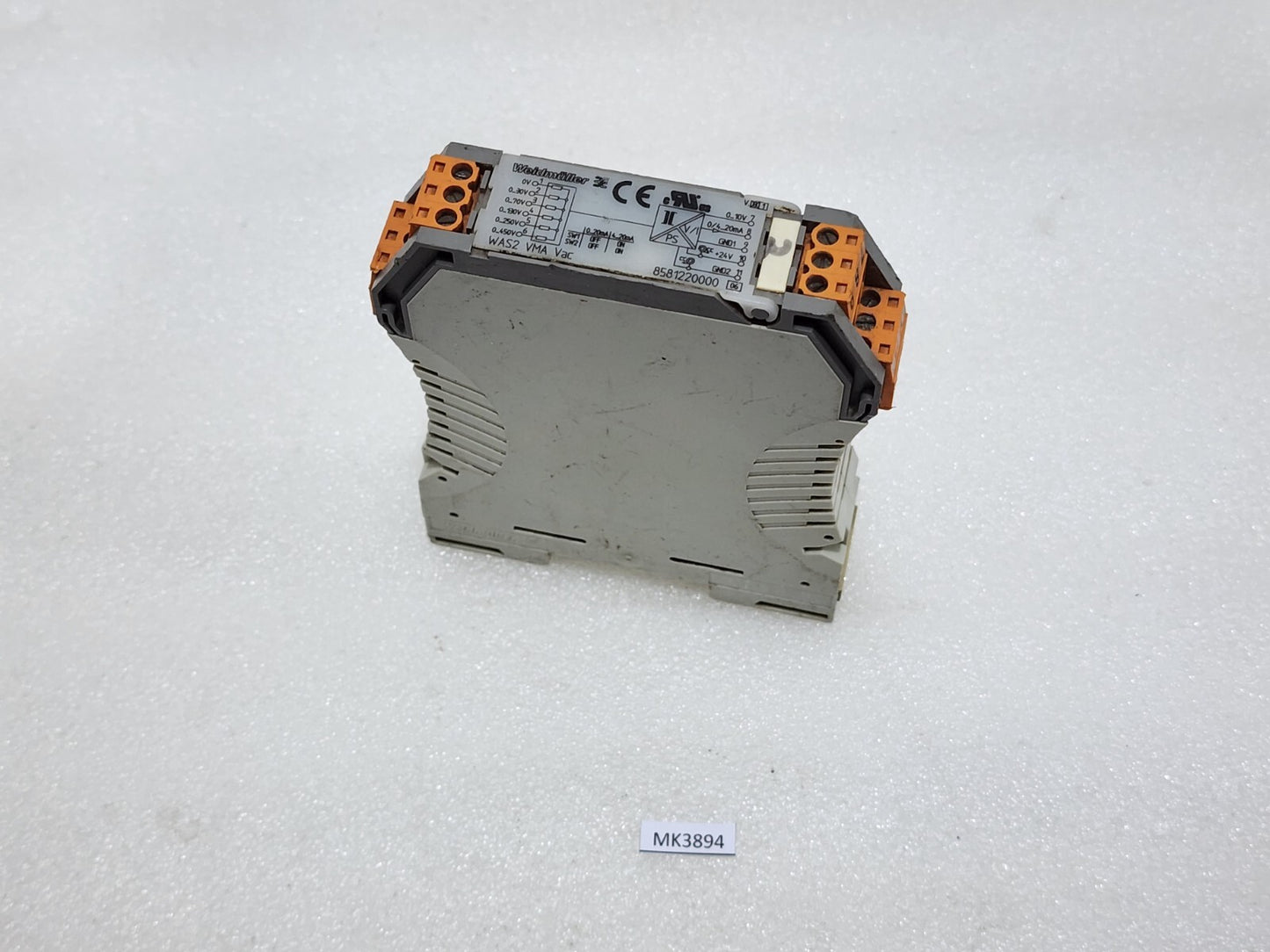 WEIDMULLER WAS2 VMA VAC VOLTAGE MONITORING MODULE 8581220000-06