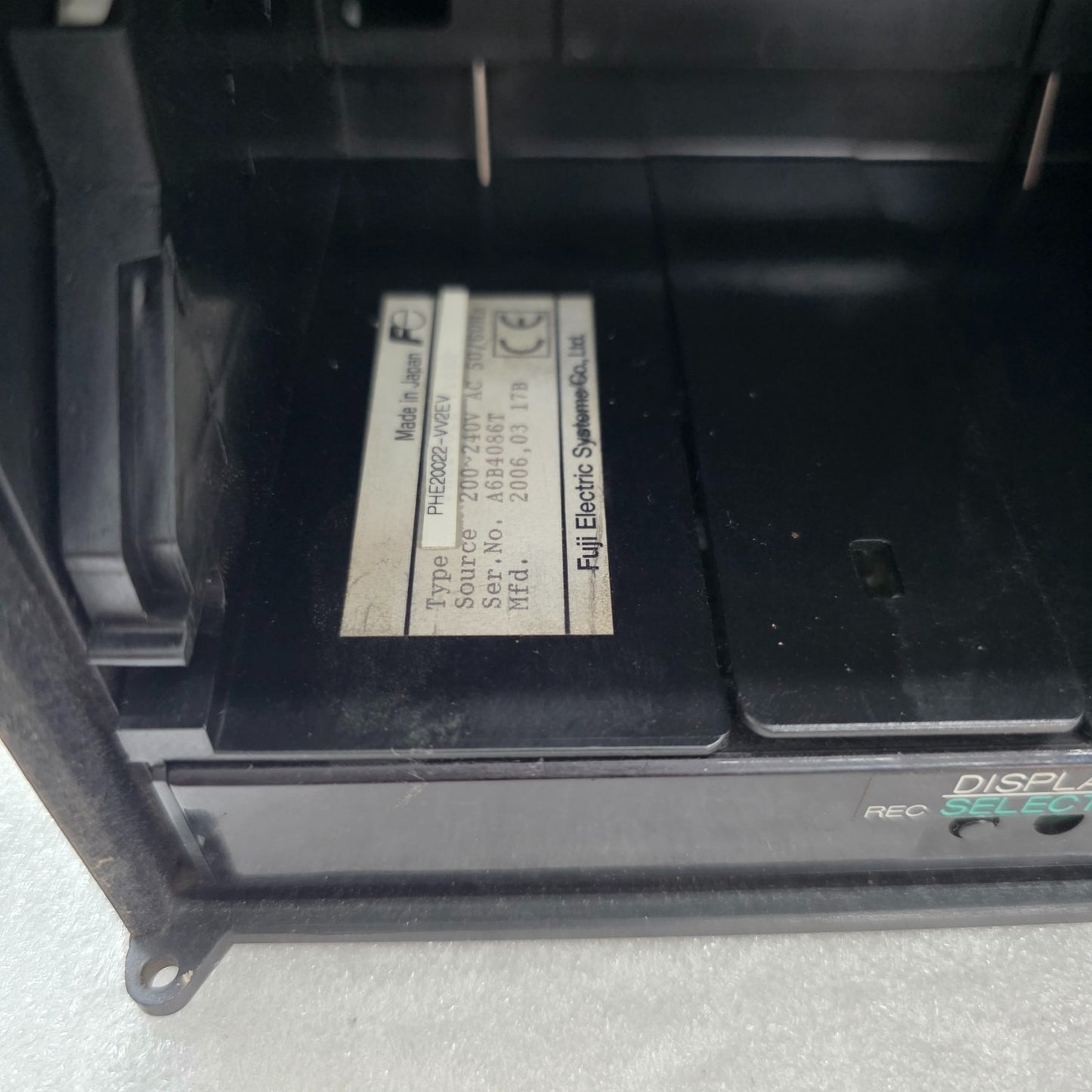 FUJI ELECTRIC PHE20022-VV2EV CHART RECORDER 200-220V