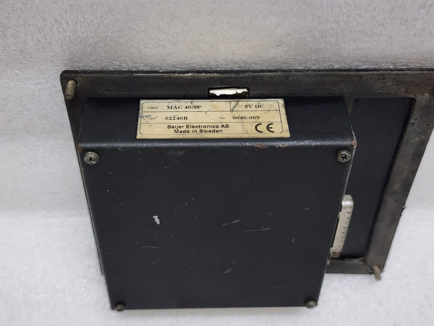 BEIJER ELECTRONICS AB MAC 40-SP CONTROL UNIT 02240B 5VDC