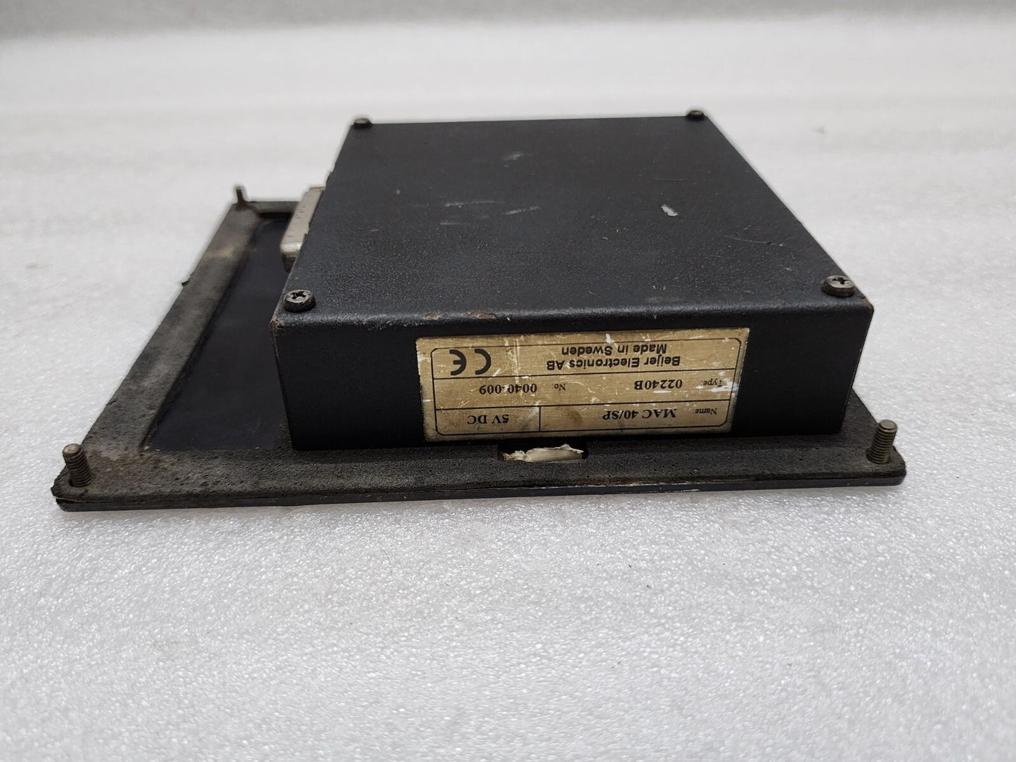 BEIJER ELECTRONICS AB MAC 40-SP CONTROL UNIT 02240B 5VDC