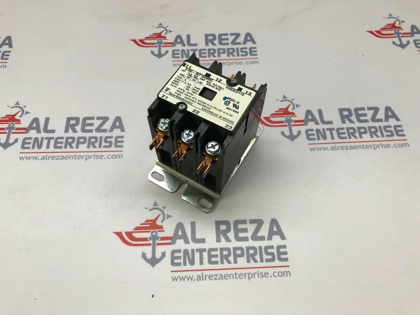 TYCO ELECTRONICS HN53CD115 MAGNETIC CONTACTOR 3100-30T1028MC COIL VOLTAGE 120VAC
