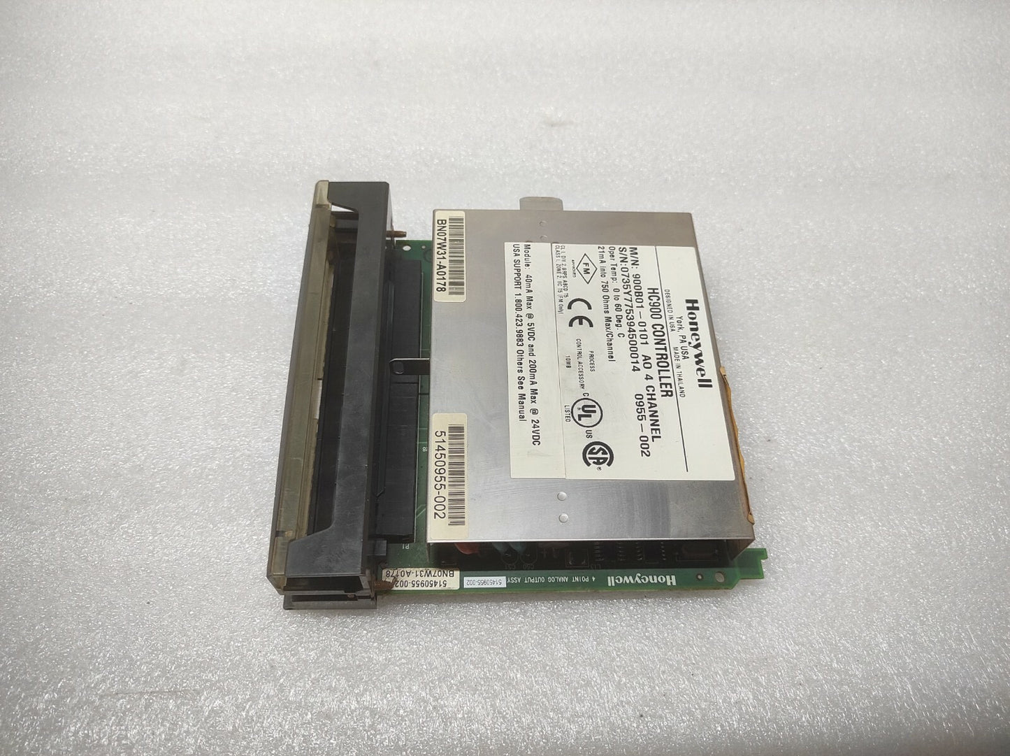 HONEYWELL HC900 CONTROLLER 900B01-0101 ANALOG OUTPUT MODULE