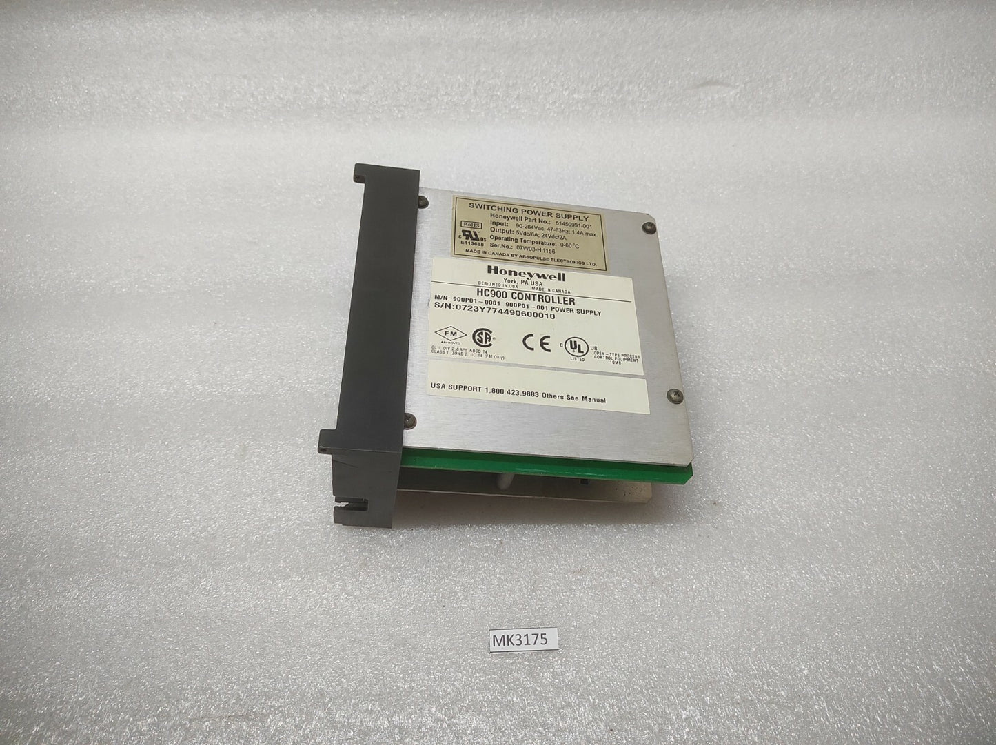 HONEYWELL 900P01-0001 HC900 CONTROLLER 900P01-001 POWER SUPPLY