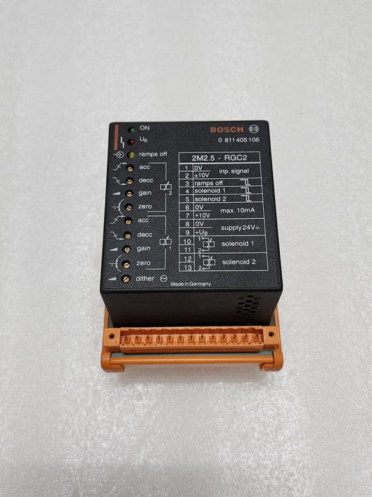 BOSCH 0811405106 VALVE AMPLIFIER 2M2.5-RGC2