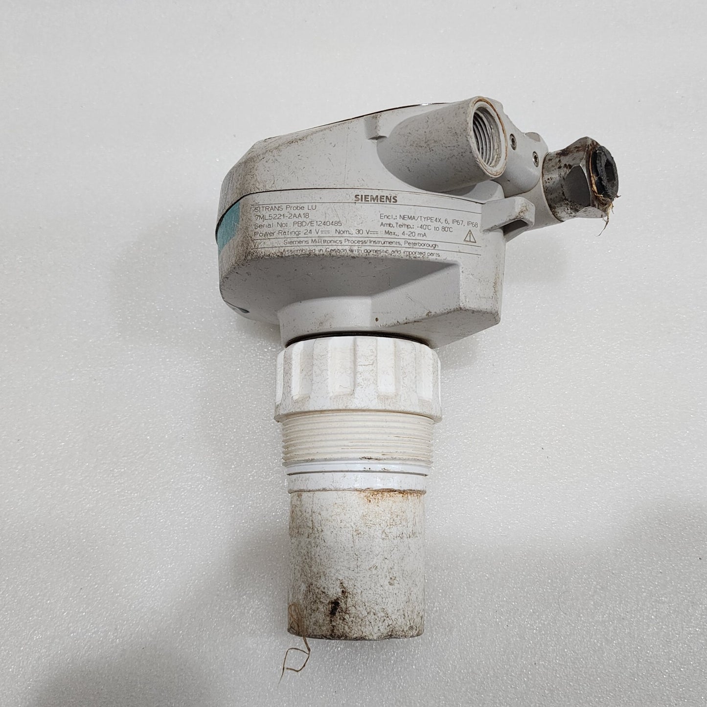 SIEMENS SITRANS PROBE LU 7ML5221-2AA18 LEVEL TRANSMITTER 24VDC