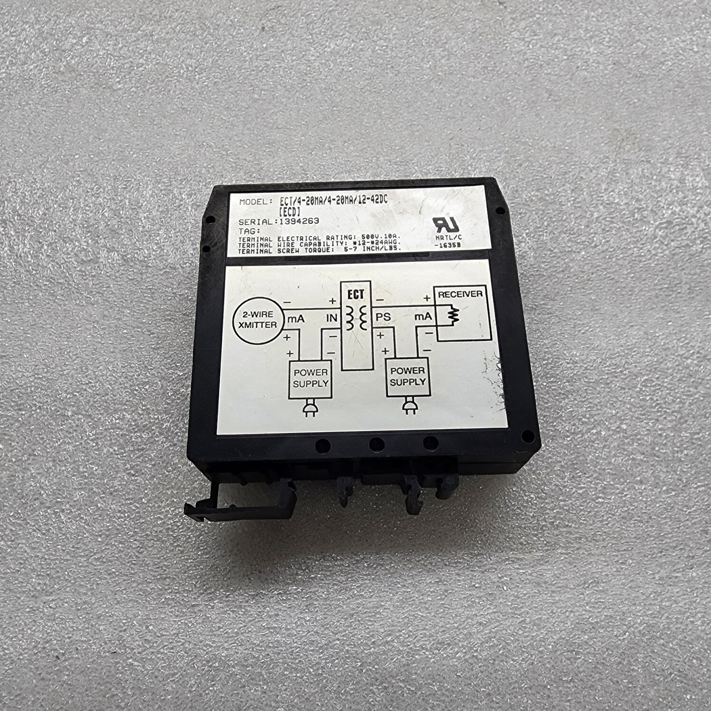 MOORE ECT SIGNAL ISOLATOR CONVERTER