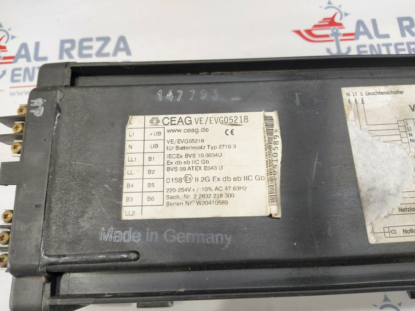 CEAG VE/EVG05218 ELECTRONIC BALLAST 2 2832 218 300