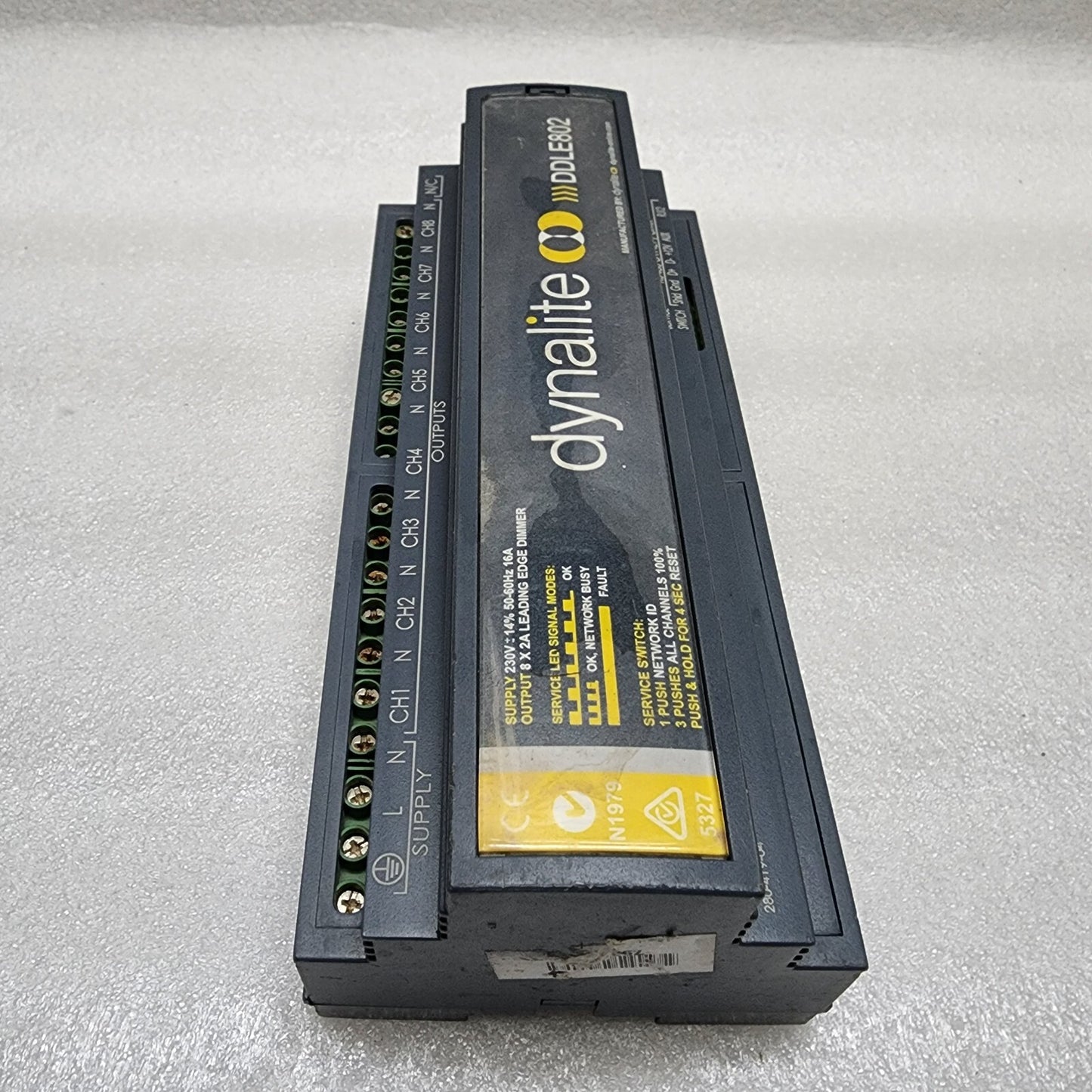 DYNALITE DDLE802 PHASE CUT DIMMER 230V