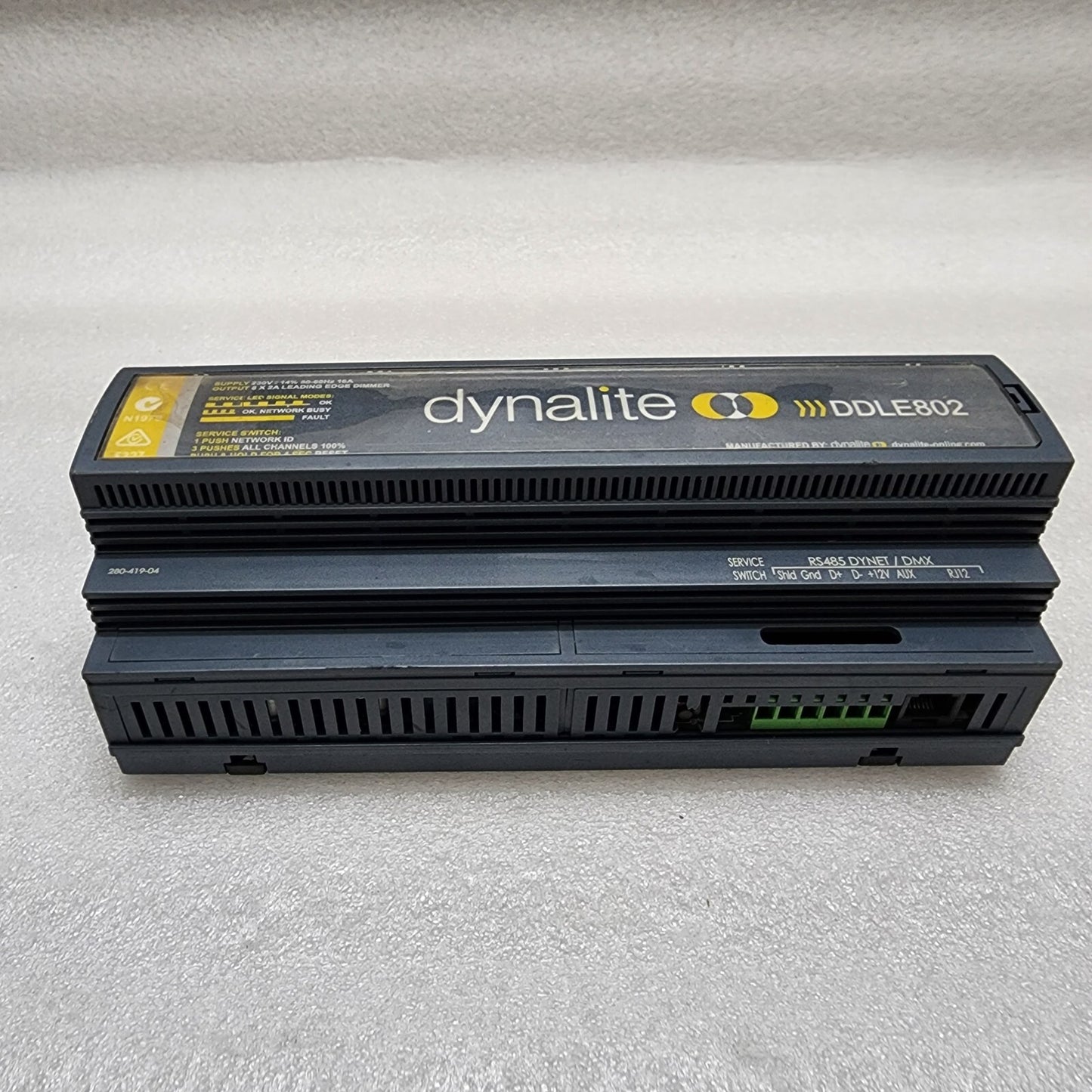 DYNALITE DDLE802 PHASE CUT DIMMER 230V