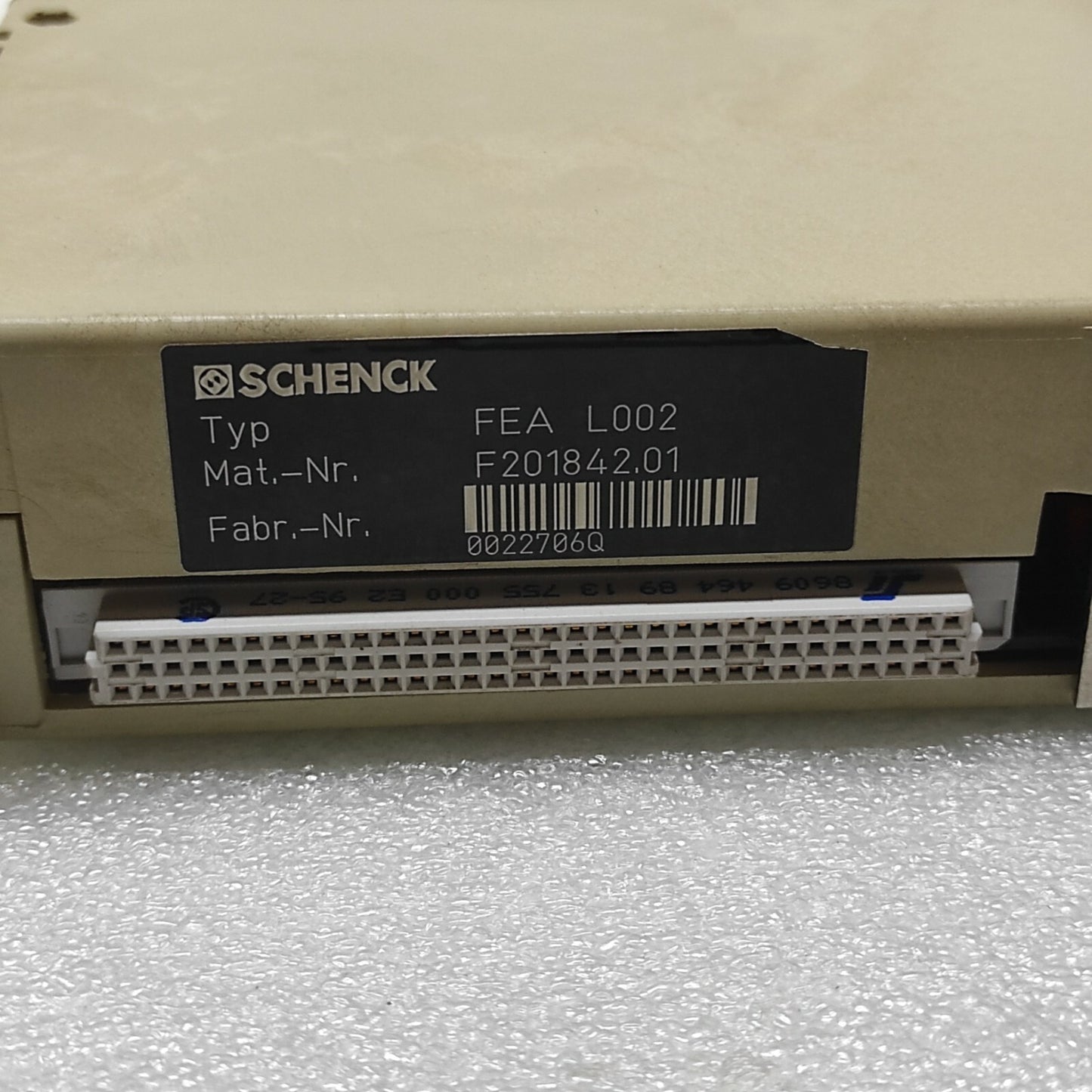 SCHENCK FEA L002 PLC F201842.01