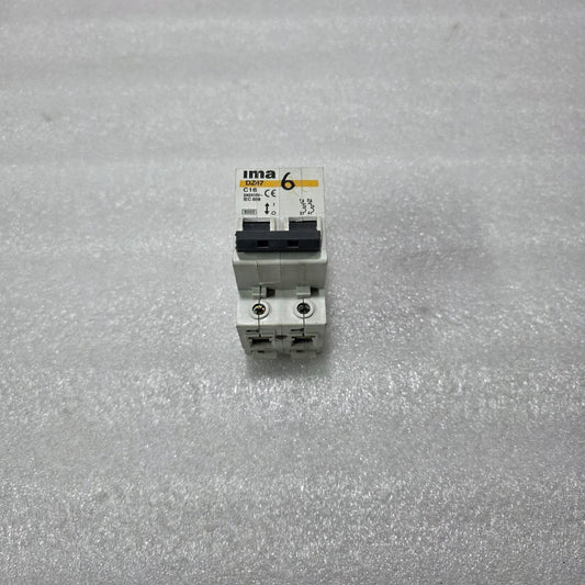 IMA DZ47 C16 2 POLE MCB 16A 240/415V 6KA MINIATURE CIRCUIT BREAKER