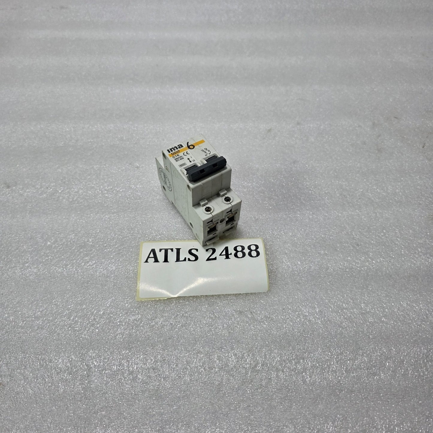 IMA DZ47 C16 2 POLE MCB 16A 240/415V 6KA MINIATURE CIRCUIT BREAKER