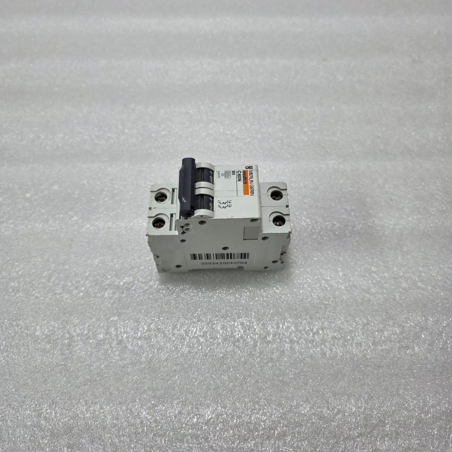 MERLIN GERIN MULTI9 C60N B6 2 POLE MCB 6A 400V MINIATURE CIRCUIT BREAKER 6KA