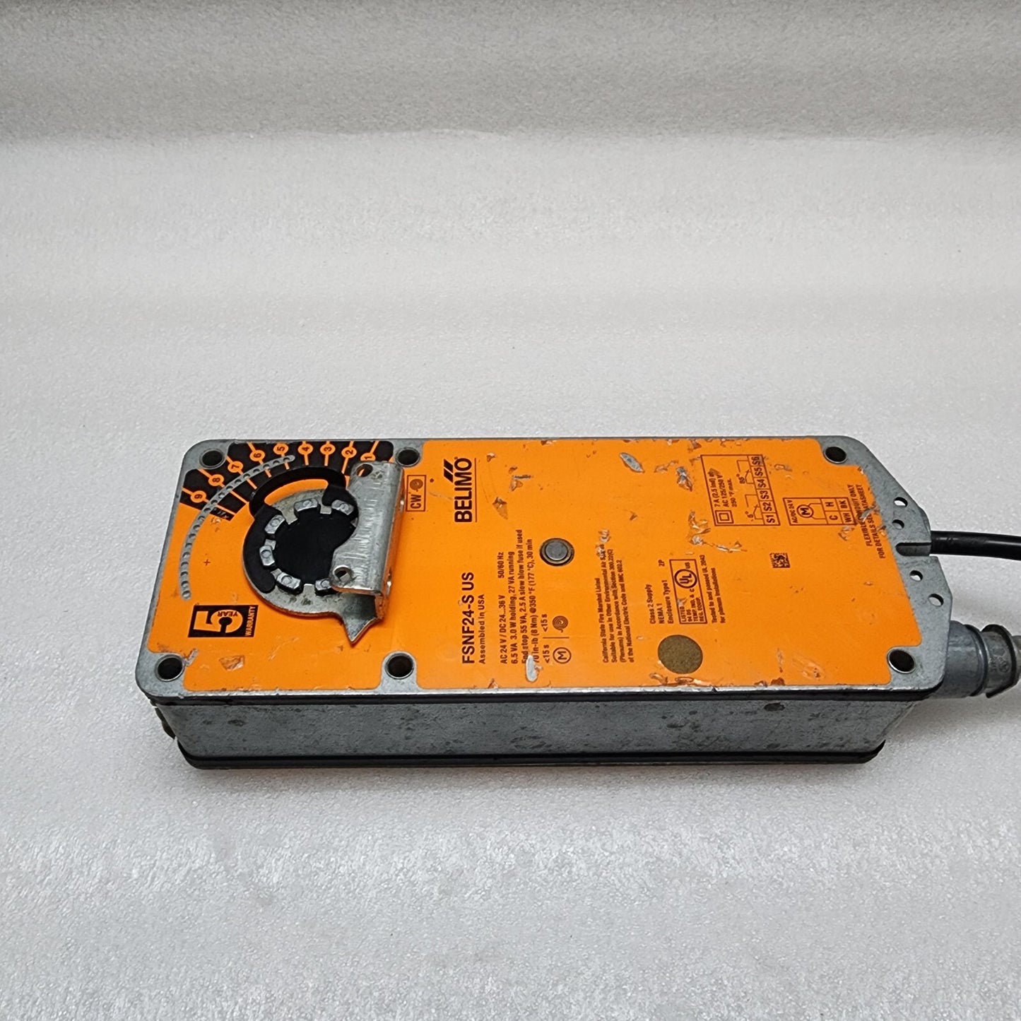 BELIMO FSNF24-S US FIRE & SMOKE SPRING RETURN ACTUATOR 24VAC/24-36VDC