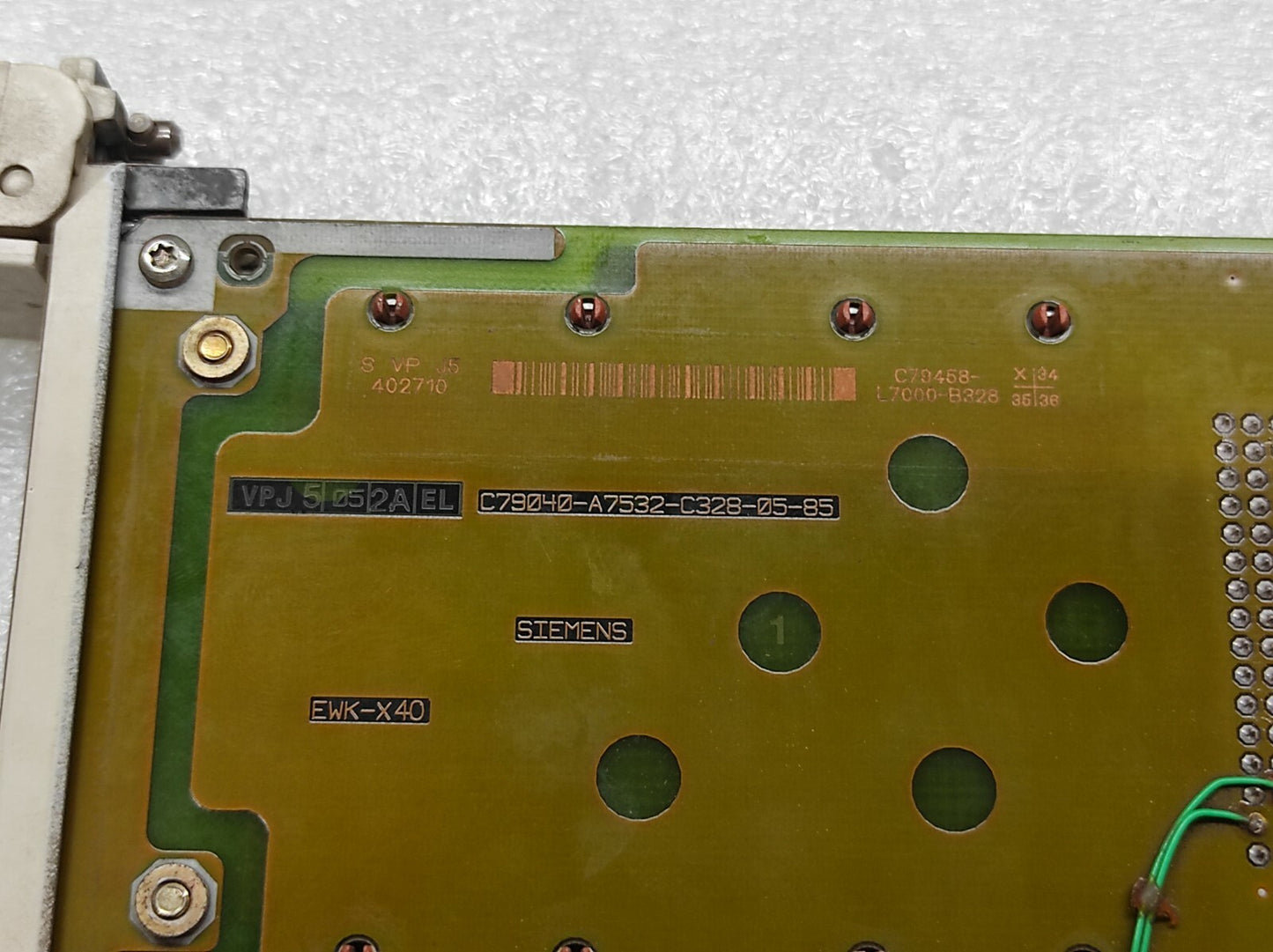 SIEMENS CPU 928B CENTRAL PROCESSING UNIT 6ES5928-3UB21