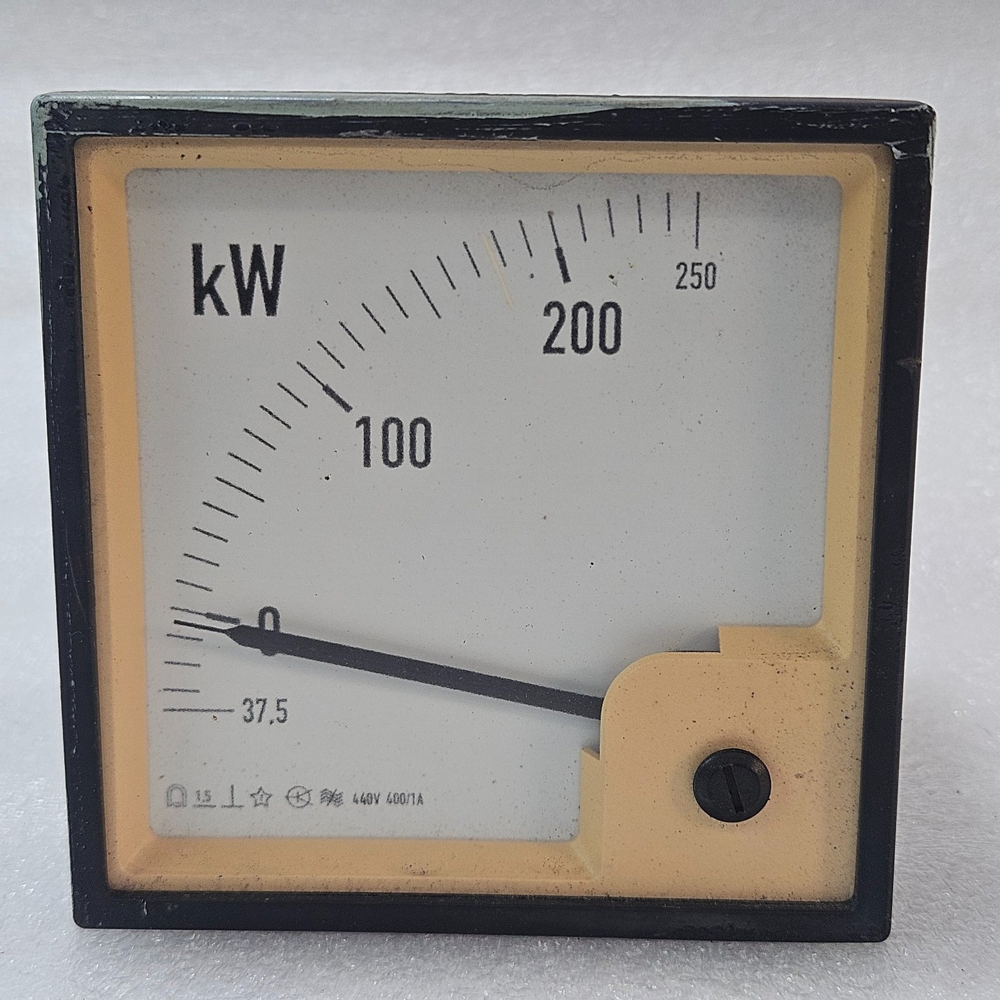 ELTROMA-TECHNIK ANALOG KW POWER METER PANEL METER 0–250 KW 440V 1A