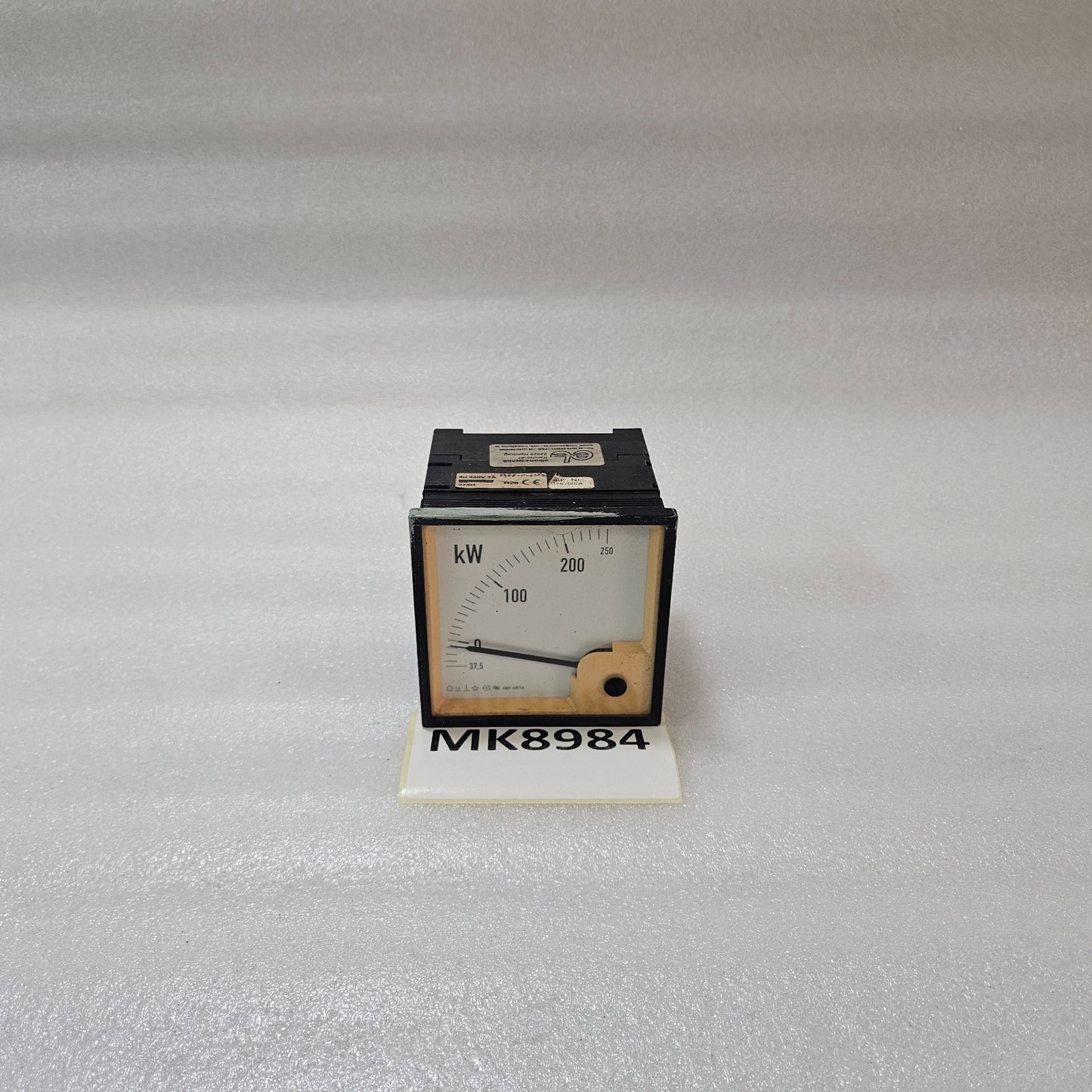 ELTROMA-TECHNIK ANALOG KW POWER METER PANEL METER 0–250 KW 440V 1A