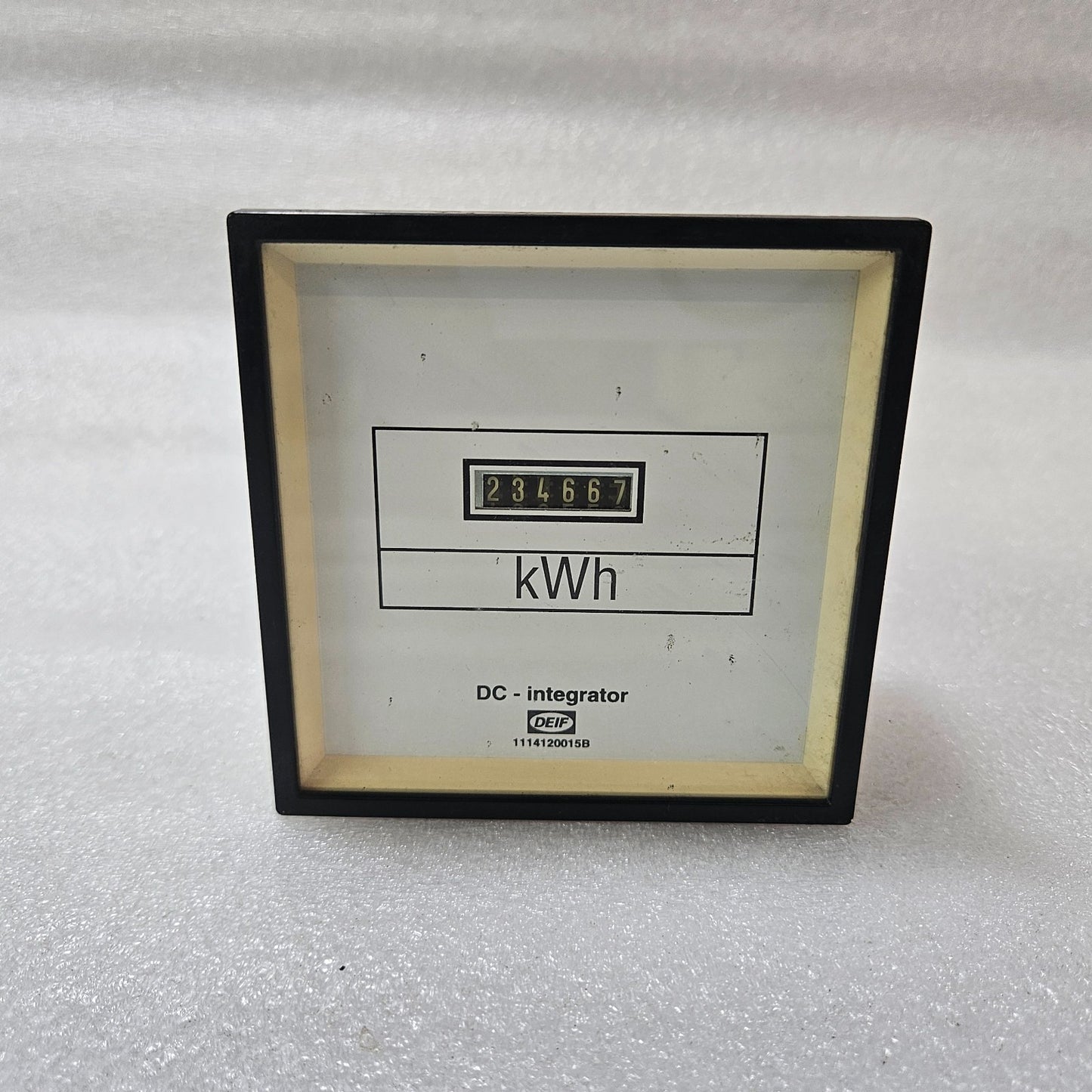 DEIF DCFQ96 DC INTEGRATOR ENERGY METER 0–10V DC INPUT 0–1500 KWH 440V