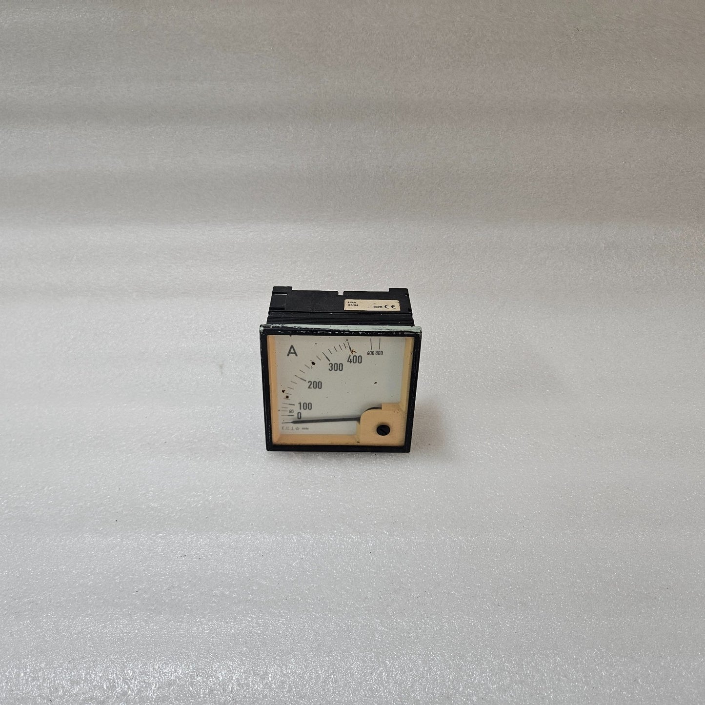 ELTROMA-TECHNIK ANALOG PANEL AMMETER 0–800 A CURRENT METER PANEL MOUNT 1/2A CT I