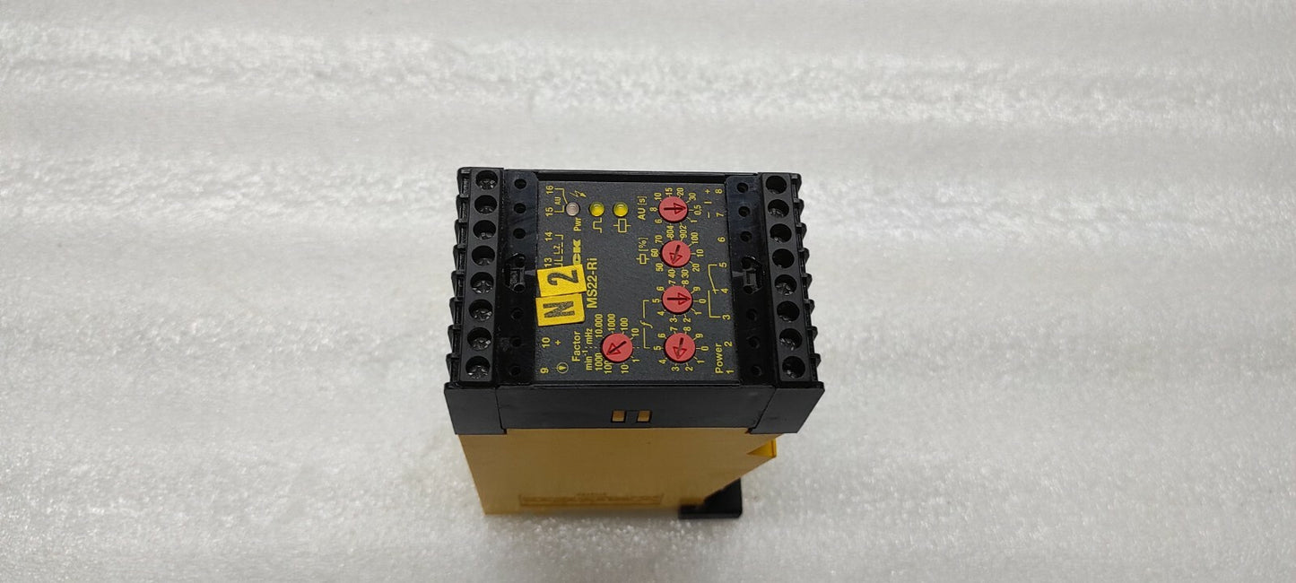 TURCK MS22-RI ROTATIONAL SPEED MONITOR