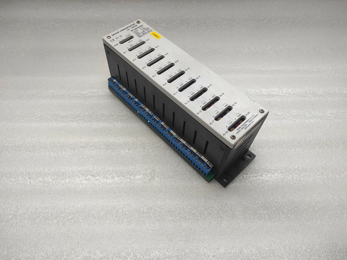 WESTRONICS SA-20PSM GROUP ANNUNCIATOR 24VDC 0-30SEC
