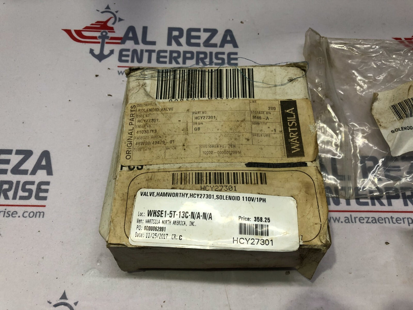 WARTSILA HCY27301 SOLENOID VALVE BURKERT 6012 C 00168511