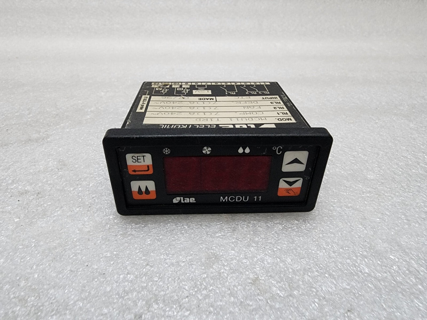 LAE ELECTRONICS MCDU11-T1RD TEMPERATURE CONTROLLER 12VDC