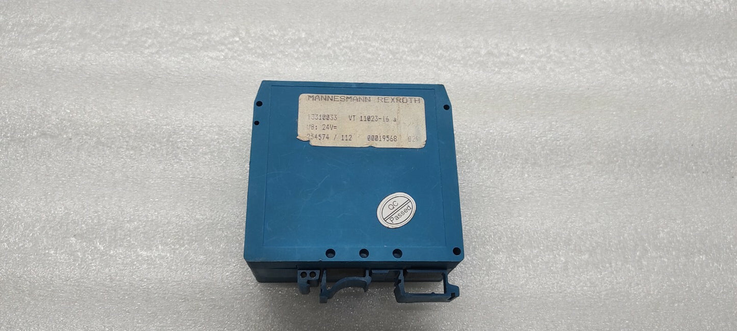 REXROTH VT11023-16A ANALOG AMPLIFIER MODULE 24V