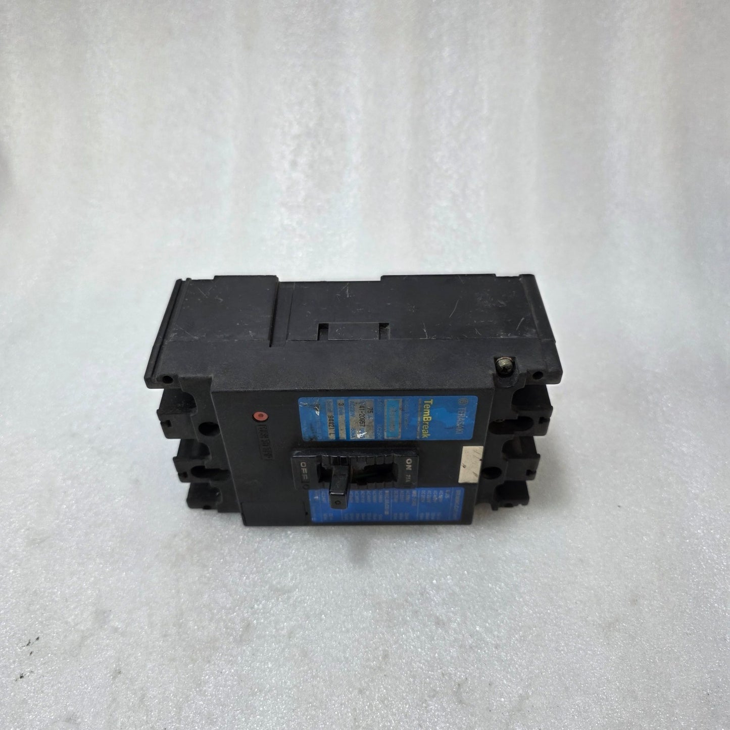 TERASAKI TEMBREAK XS100NS 75A 3 POLE MCCB CIRCUIT BREAKER AC600V / DC250V