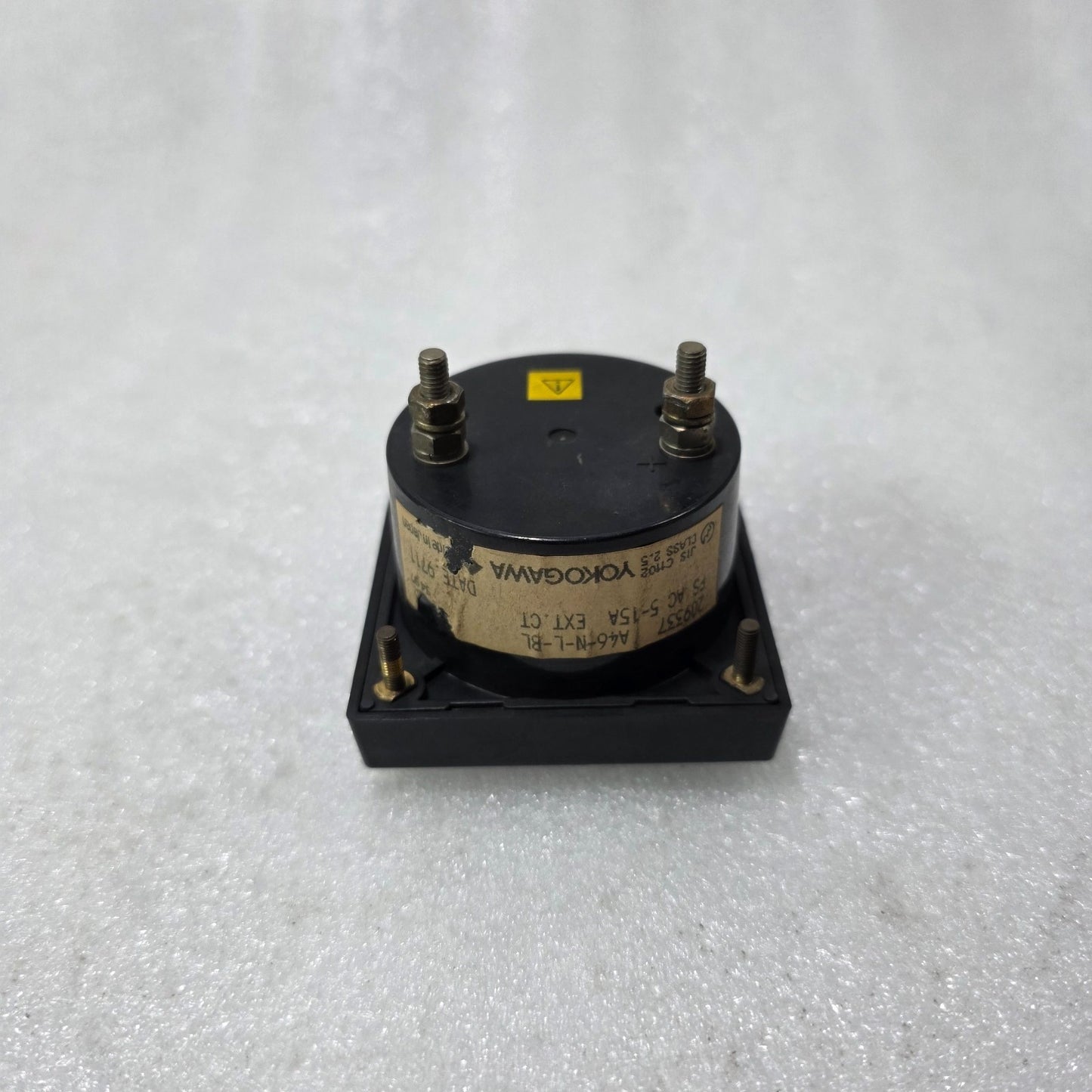 YOKOGAWA M2093 ANALOG AMMETER PANEL METER 0–100A AC CT 100/5A A46-N-L-BL