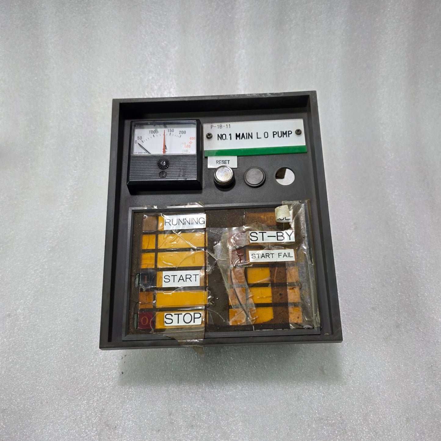 TAIYO ELECTRIC MAIN L.O. PUMP CONTROL PANEL AA-195A  AA-203A  SIC-AT1