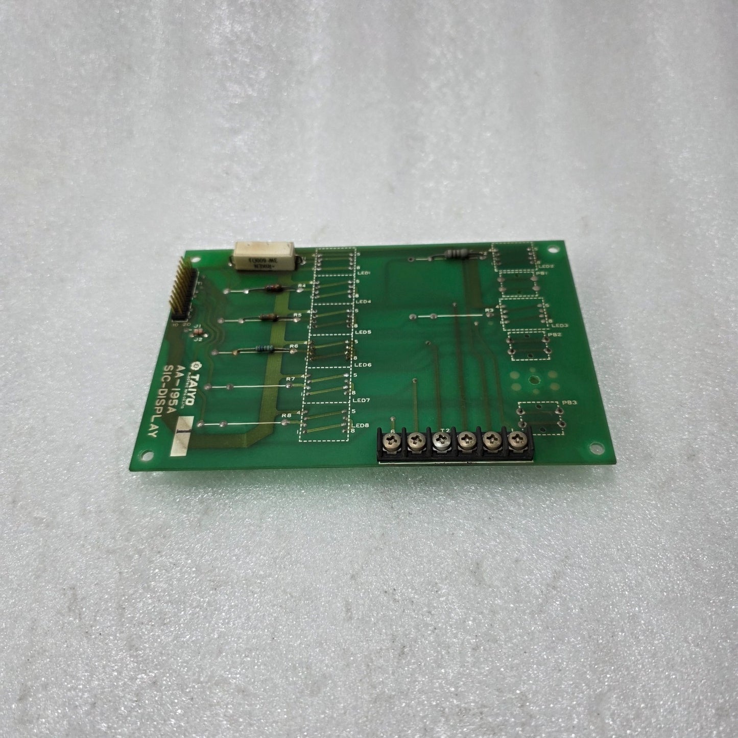 TAIYO AA-195A SIC DISPLAY MODULE INDUSTRIAL CONTROL DISPLAY UNIT PCB