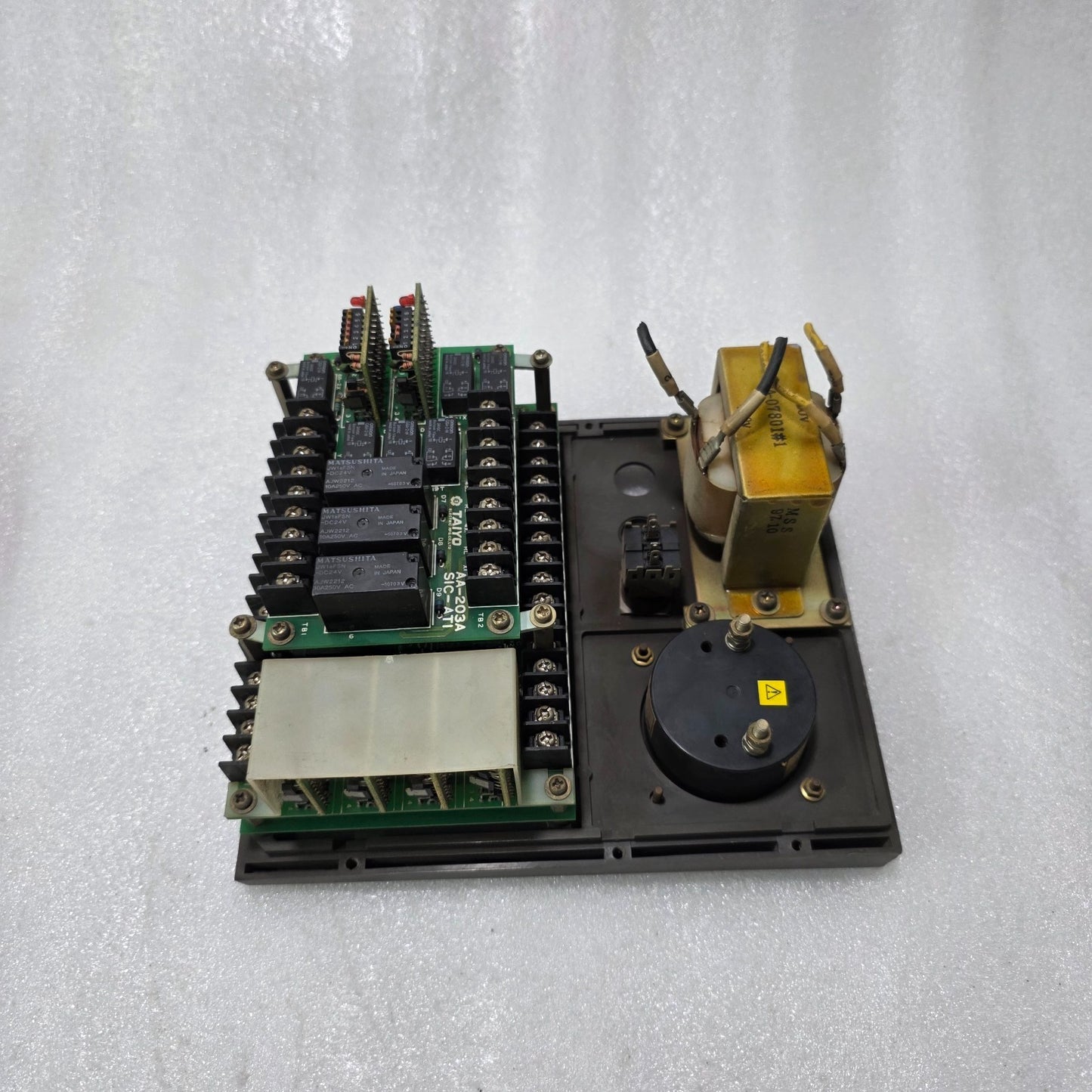 TAIYO ELECTRIC MAIN L.O. PUMP CONTROL PANEL AA-195A  AA-203A  SIC-AT1