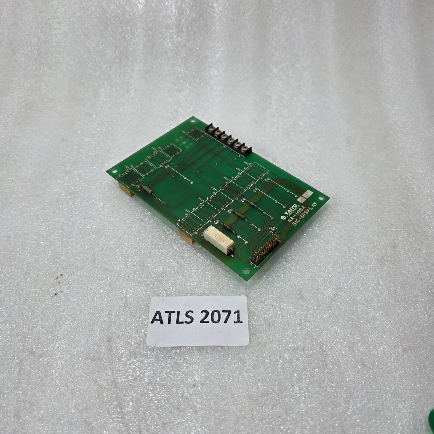 TAIYO AA-195A SIC DISPLAY MODULE INDUSTRIAL CONTROL DISPLAY UNIT PCB