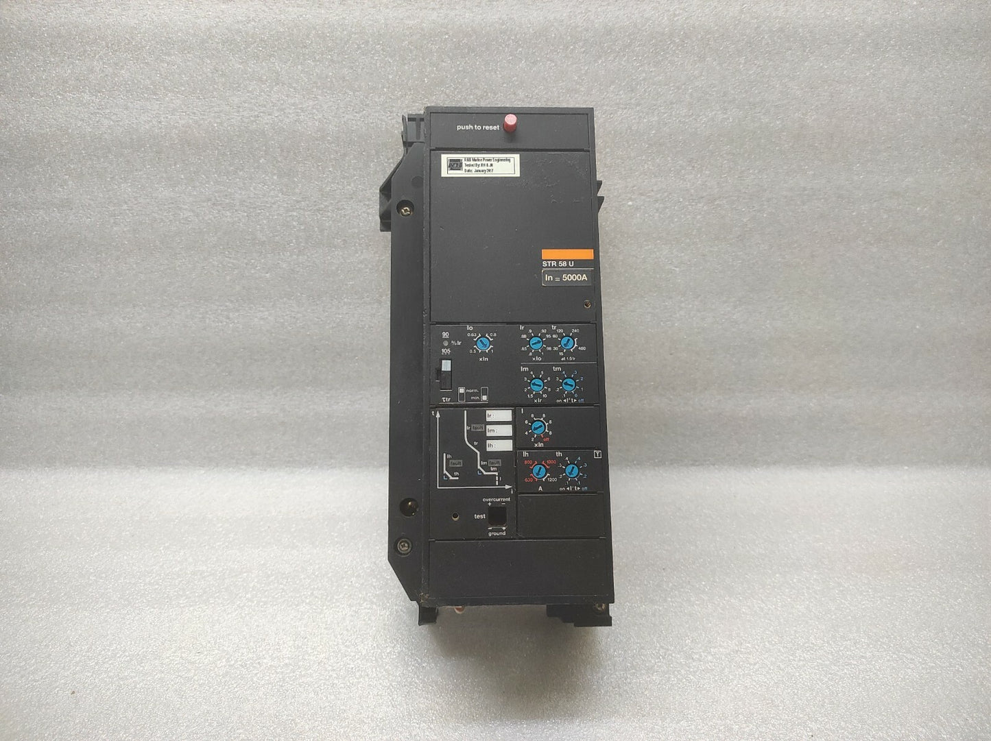 SE STR58U MASTERPACT TRIP UNIT 5000A MERLIN GERIN