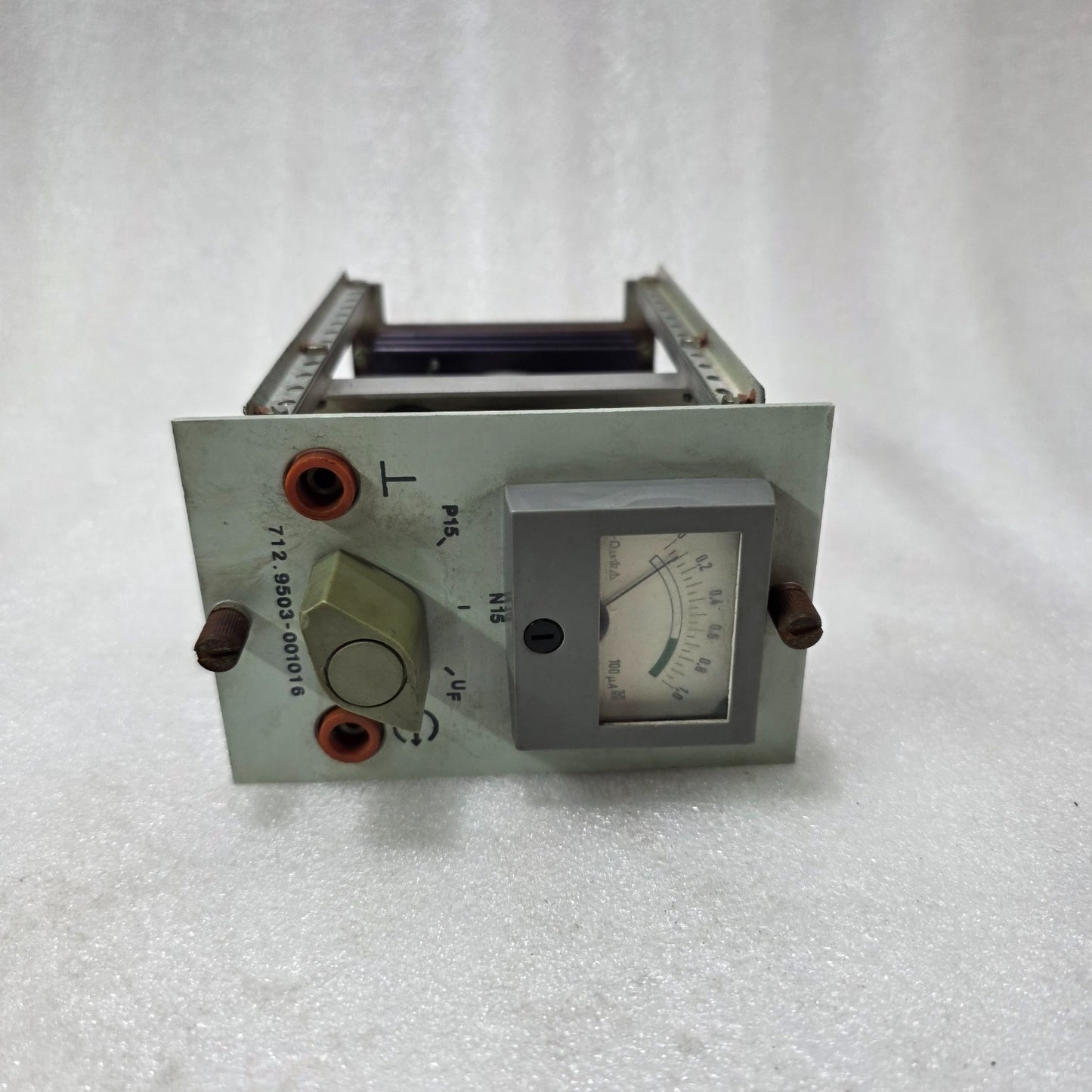 INDUSTRIAL ANALOG METER CONTROL MODULE 100ΜA PANEL METER PCB ASSEMBLY 712.9503