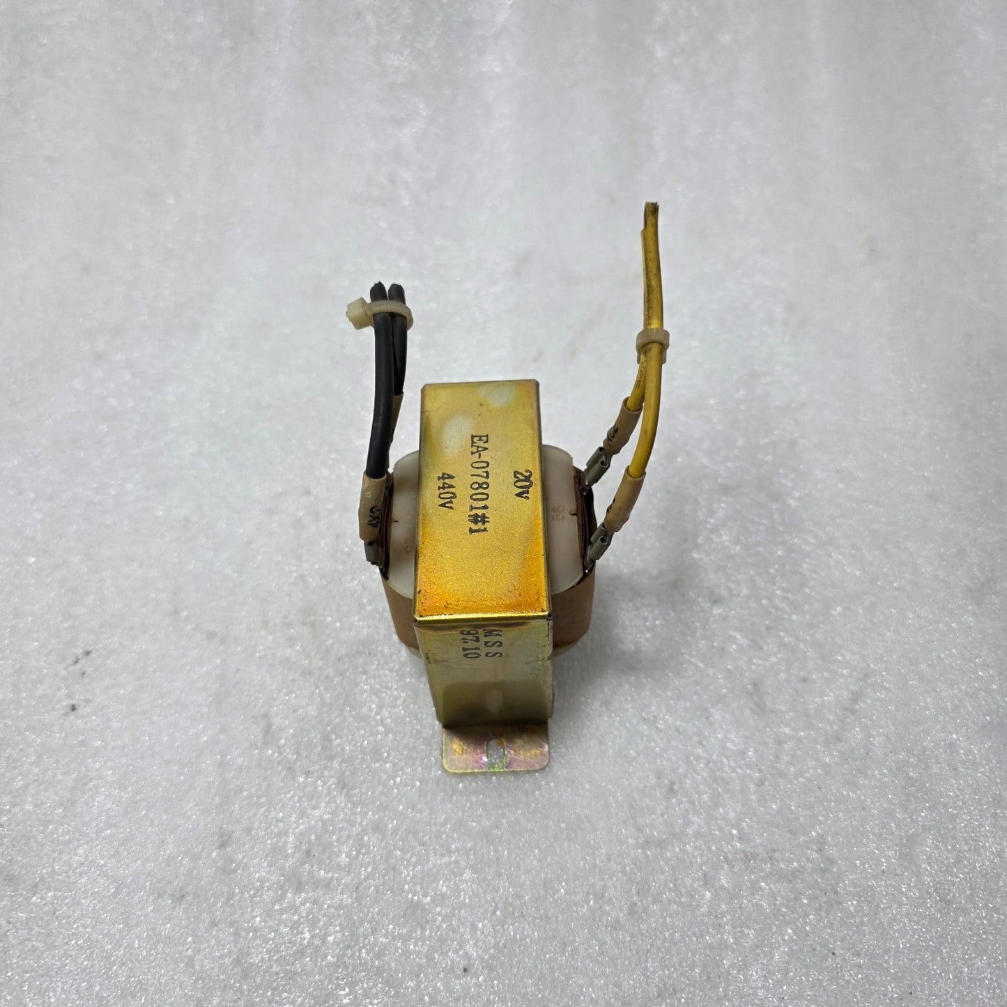 EA-07801#1 CONTROL TRANSFORMER 440V TO 20V STEP-DOWN INDUSTRIAL TRANSFORMER