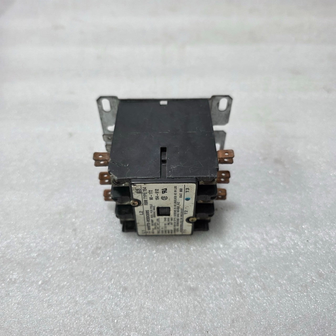 WHITE-RODGERS RBM TYPE 154 MOTOR STARTER / CONTACTOR 3-PHASE 600VAC 40 FLA 50 AM