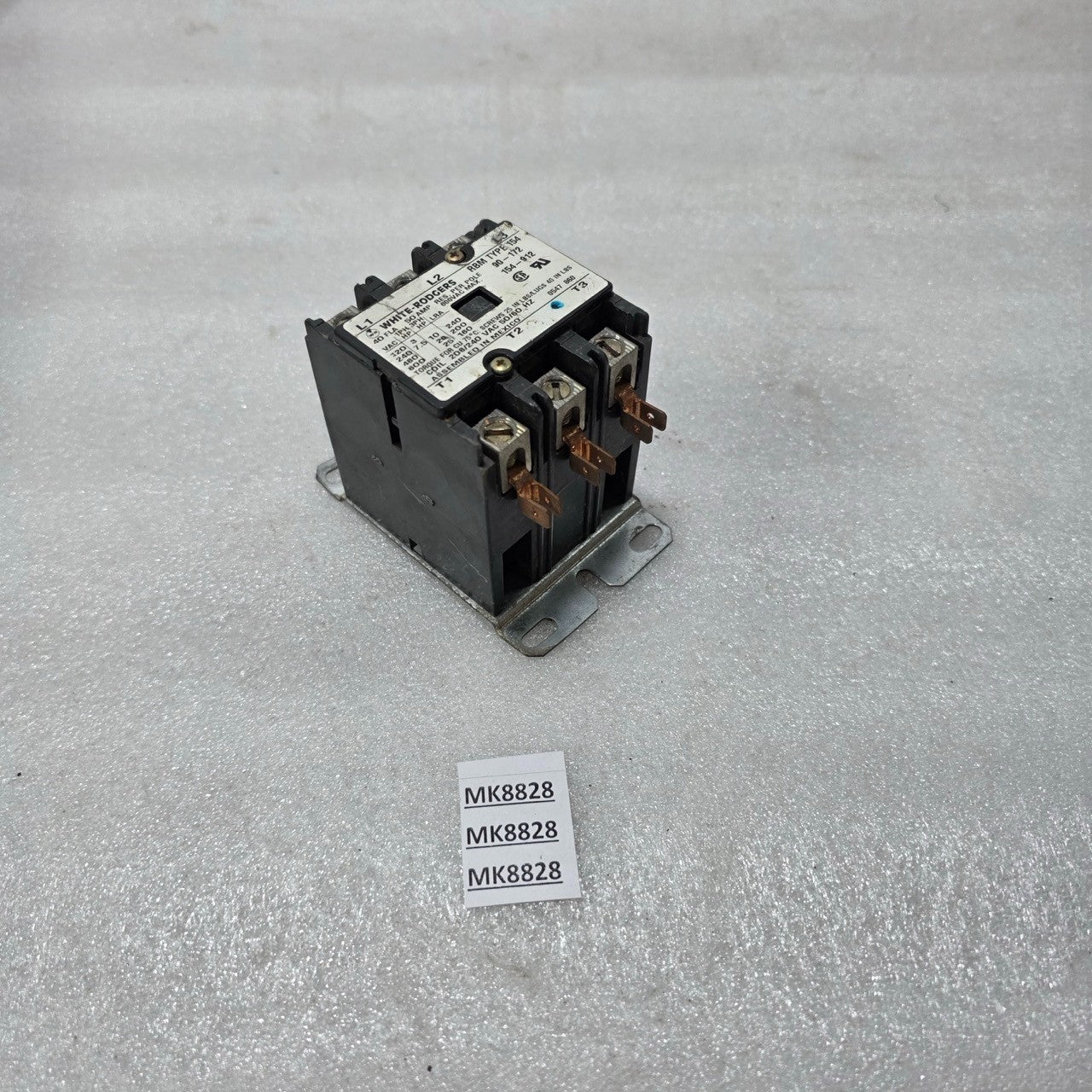 WHITE-RODGERS RBM TYPE 154 MOTOR STARTER / CONTACTOR 3-PHASE 600VAC 40 FLA 50 AM