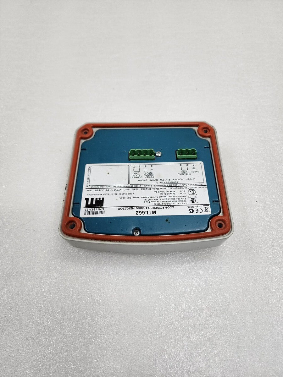 MEASUREMENT TECHNOLOGY MTL662 LOOP POWERED 4-20mA INDICATOR