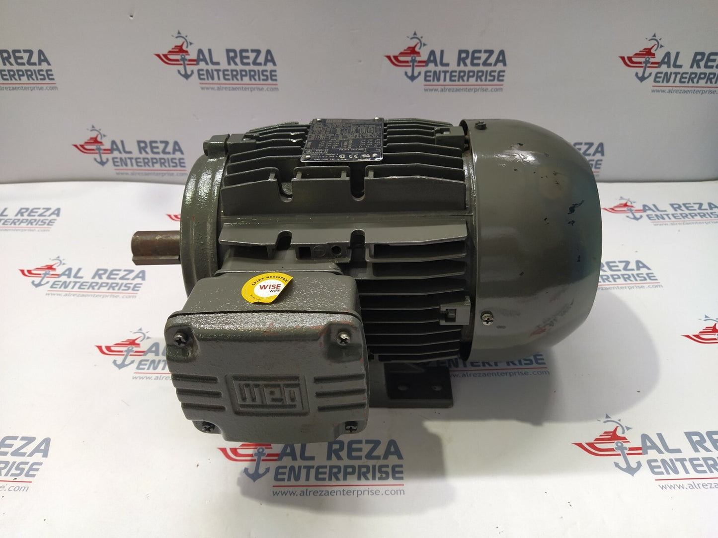 WEG 7512EP3EAL90S W21 3 PHASE AC ELECTRIC MOTOR 1 HP 230/460V AC 1145 RPM