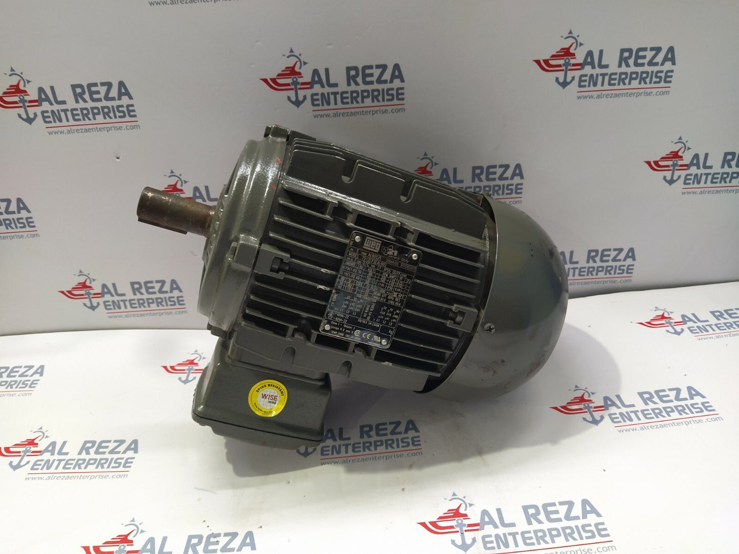 WEG 7512EP3EAL90S W21 3 PHASE AC ELECTRIC MOTOR 1 HP 230/460V AC 1145 RPM