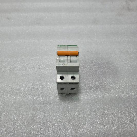 S ELECTRIC NBKRA C2 2 POLE MINIATURE CIRCUIT BREAKER 2A 415V MCB