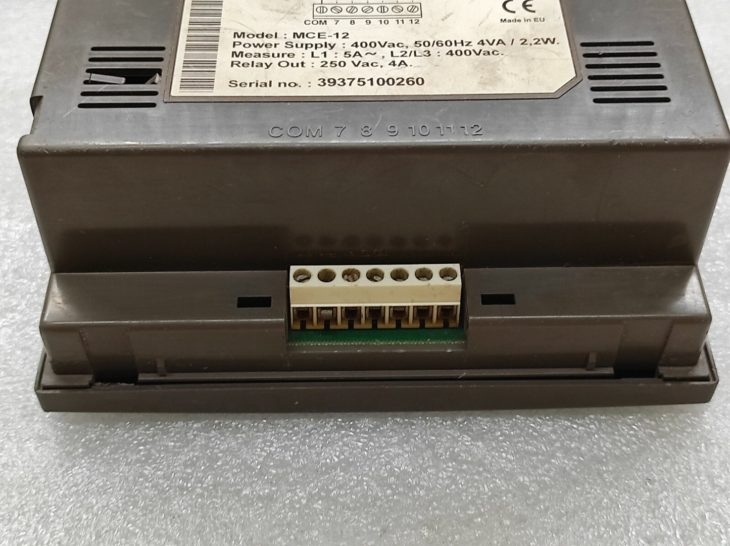 LIFASA MCE-12 POWER FACTOR CONTROLLER 400VAC