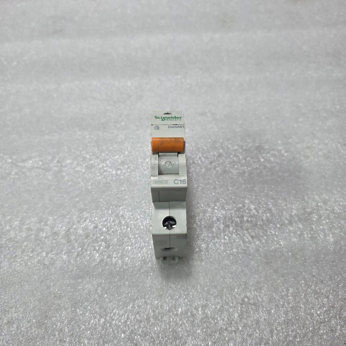 S ELECTRIC DOMA61 C16 SINGLE POLE MCB 16A 230V 6KA MINIATURE CIRCUIT BREAKER
